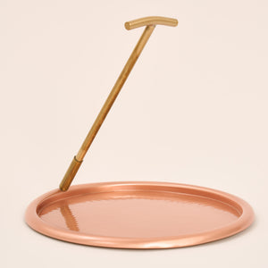 Defy Hammered Copper Snack Set