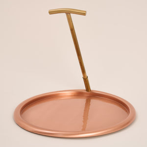 Defy Hammered Copper Snack Set