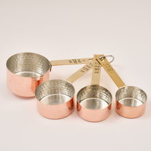 Load image into Gallery viewer, Quarted Copper Measuring Cups
