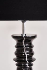 Noir Toro Marble Lamp