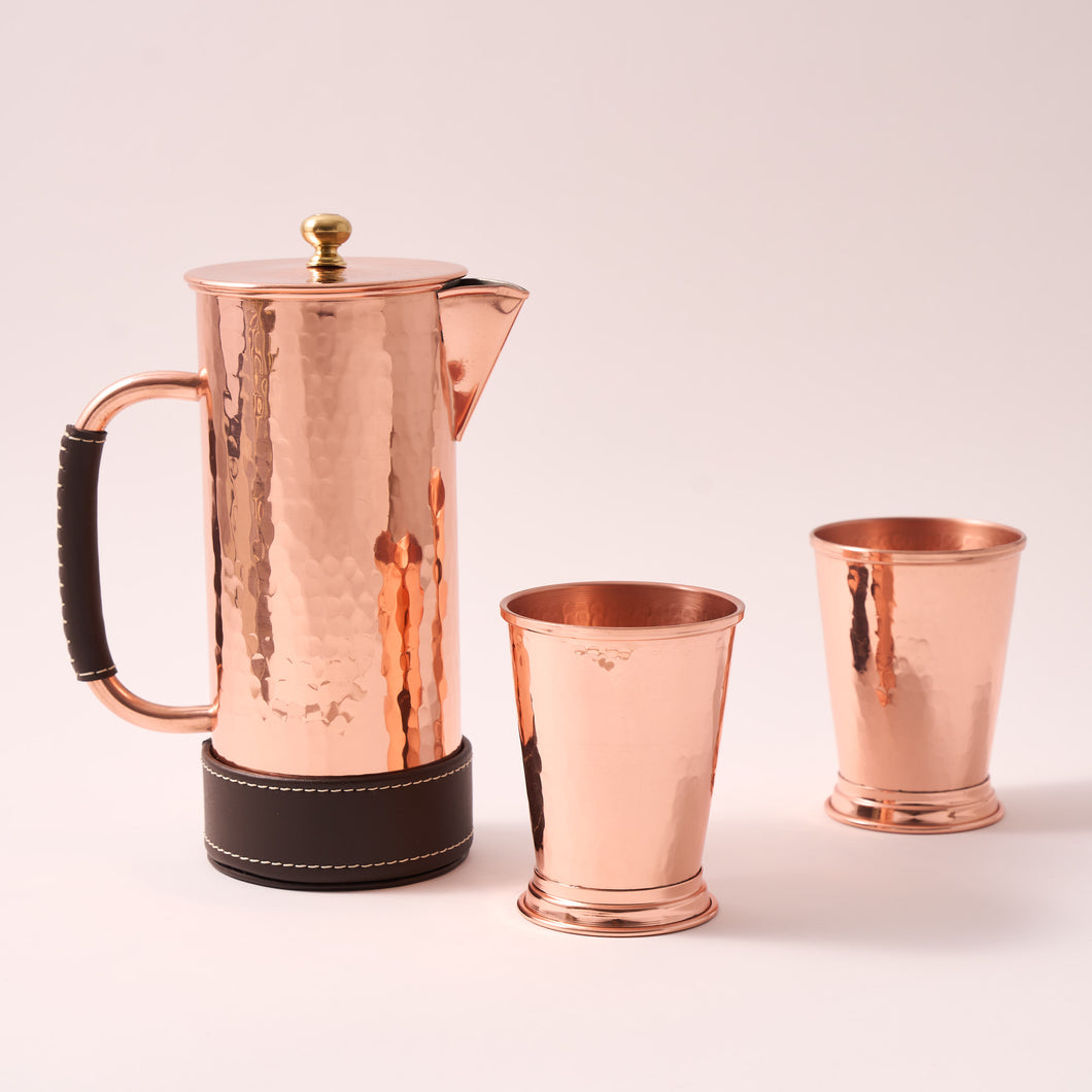 Elegant Copper Jug Set